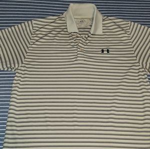 Men's under armour heat gear polo medium